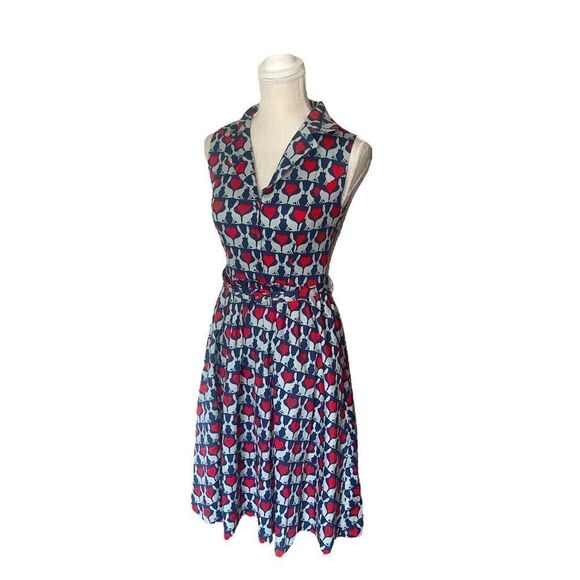Lindy Bop Matilda Dress In Rabbit Love Size 4 - Picture 5 of 14